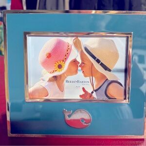 Reed & Barton Mystic Sea Whale 4x6 Frame